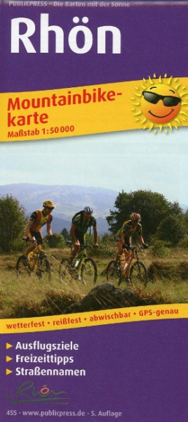 Mountainbikekarte Rhön 1 : 50 000