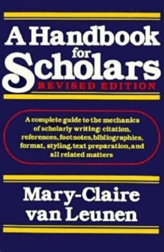 A Handbook for Scholars
