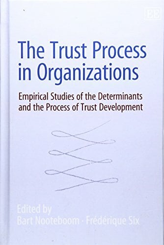 The Trust Process in Organizations: Empirical Studies of the Determinants and the Process of Trust Development The Trust Process in Organizations: Empirical Studies of the Determinants and the Process of Trust Development