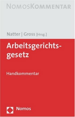 Arbeitsgerichtsgesetz: Handkommentar