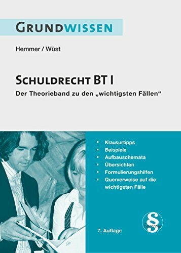 Hemmer-Wüst Grundwisen Schuldrecht Bt I (Skript Zivilrecht)