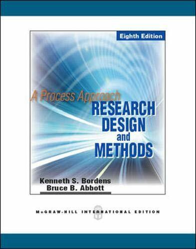 McGraw-Hill Education Ltd Research Design And Methods, A Process Approach