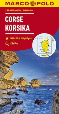 MARCO POLO Karte Korsika 1:150 000