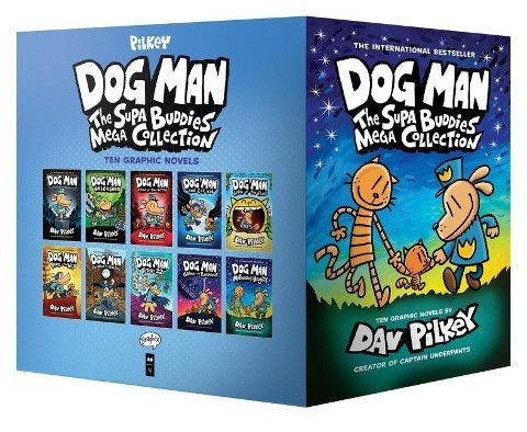 Boxed - Dog Man: The Supa Buddies Mega Collection: From the Creator of Captain Underpants (Dog Man #1-10 Box Set)