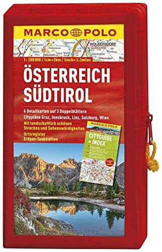 Marco Polo ein Imprint von Mairdumont Marco Polo Kartenset �sterreich, S�dtirol 1, 200.000, Mit Landschaftlich Sch�nen Strecken Und S...