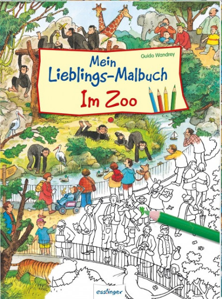 Mein Lieblings-Malbuch - Im Zoo