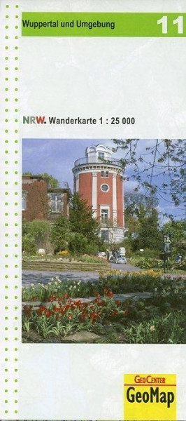 Nordrhein-Westfalen Wanderkarte 11 Wuppertal und Umgebung 1 : 25 000
