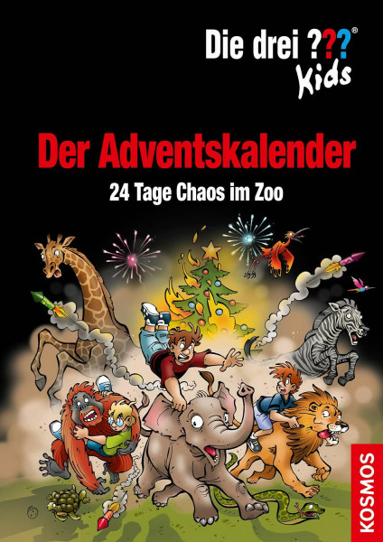 Die drei ??? Kids, Der Adventskalender: 24 Tage Chaos im Zoo Extra: Stickerbogen