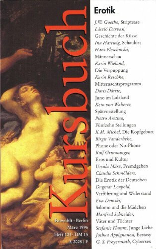 Erotik. Kursbuch, Heft 123