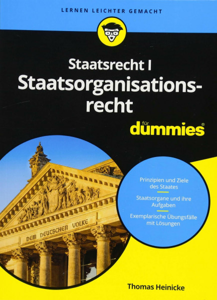 Staatsrecht I Staatsorganisationsrecht für Dummies