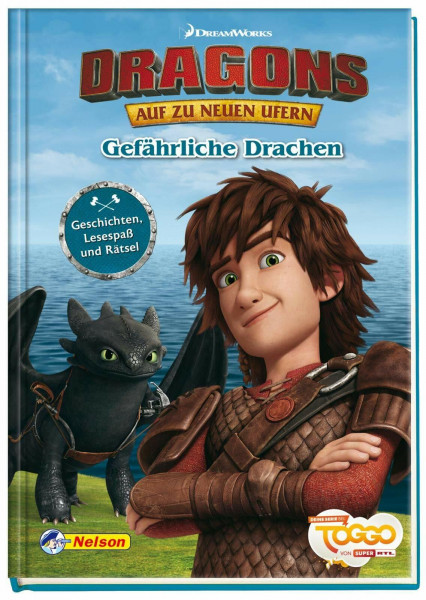 DreamWorks Dragons: Dreamworks Dragons "Auf zu neuen Ufern": Gefährliche Drachen: Geschichten, Lesespaß und Rätsel