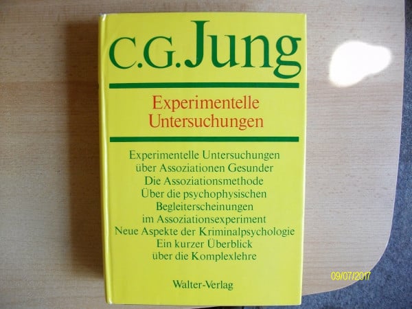 C.G.Jung, Gesammelte Werke. Bände 1-20 Hardcover: Gesammelte Werke, 20 Bde., Briefe, 3 Bde. und 3 Suppl.-Bde., in 30 Tl.-Bdn., Bd.2, Experimentelle Untersuchungen: Gesammelte Werke 1-20