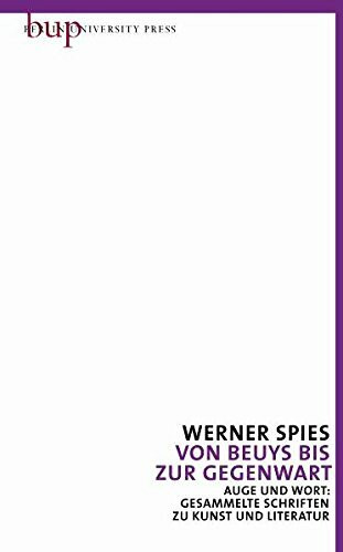 Von Pop Art bis zur Gegenwart: Auge und Wort: Gesammelte Schriften zu Kunst und Literatur Bd. 9