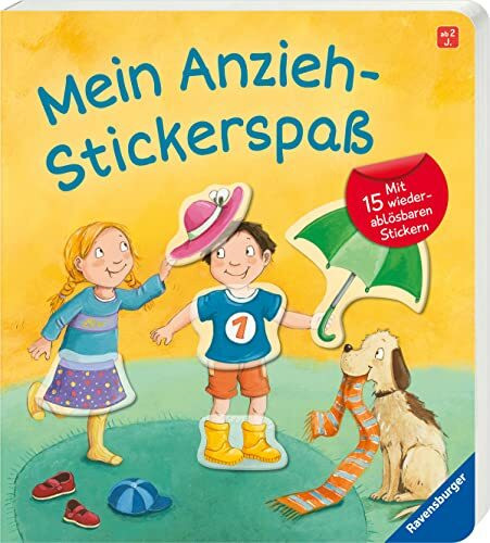 Mein Anzieh-Stickerspaß: Mit 15 wiederablösbaren Stickern