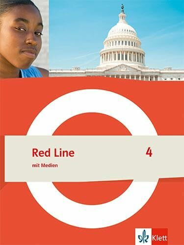 Red Line 4: Schulbuch mit Medien (fester Einband) Klasse 8 (Red Line. Ausgabe ab 2022)