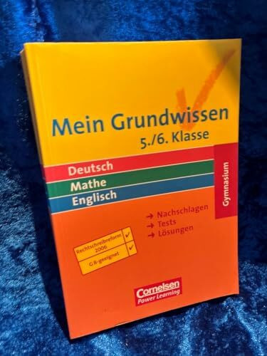 Mein Grundwissen - Gymnasium - Aktualisierte Ausgabe 2006: 5./6. Schuljahr - Schülerbuch