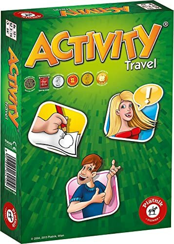 Piatnik Activity Travel - 6041 / Spielklassiker für Unterwegs / Pantomime, Zeichnen, Erklären sind gefragt / Ab 12 Jahren / Für den Urlaub / Bis zu 16 Spieler möglich