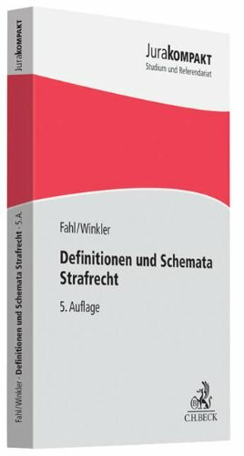 Definitionen und Schemata Strafrecht (Jura kompakt)
