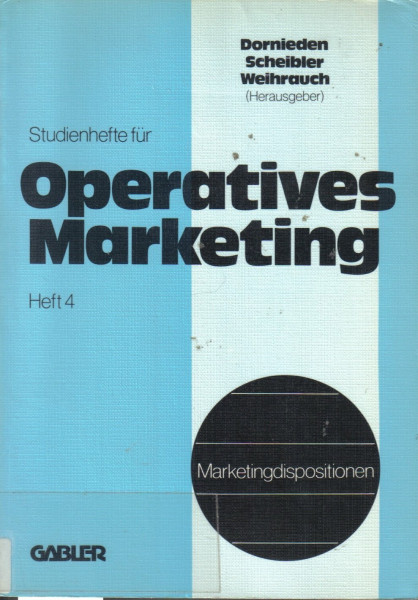 Studienhefte für operatives Marketing. -