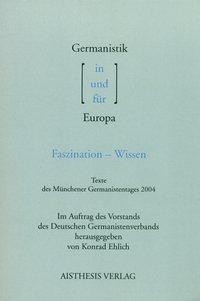 Germanistik in / und / für Europa