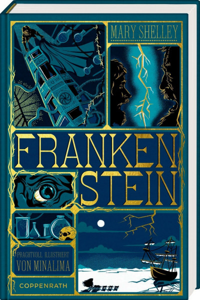 Frankenstein: oder Der neue Prometheus: Schmuckausgabe des Horror-Klassikers mit aufwendigen interaktiven Extras (Klassiker MinaLima)