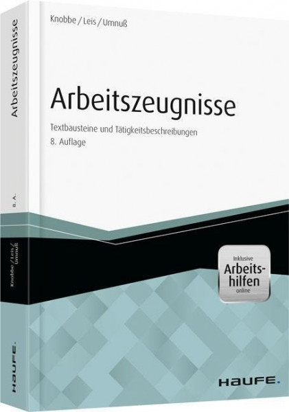 Arbeitszeugnisse - inkl. Arbeitshilfen online