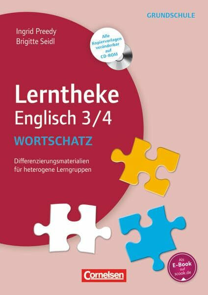Lerntheke Grundschule - Englisch: Wortschatz 3/4 - Differenzierungsmaterial für heterogene Lerngruppen - Kopiervorlagen mit CD-ROM