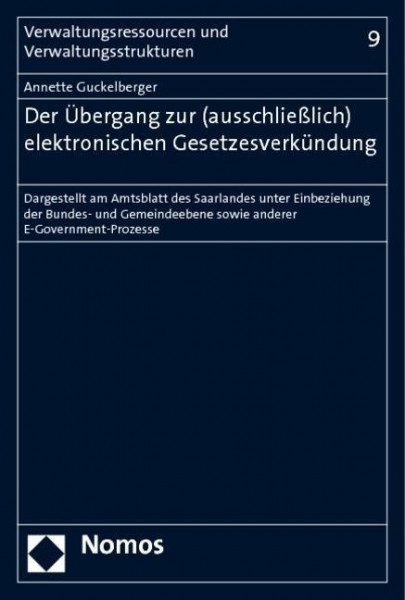 Der Übergang zur (ausschließlich) elektronischen Gesetzesverkündung