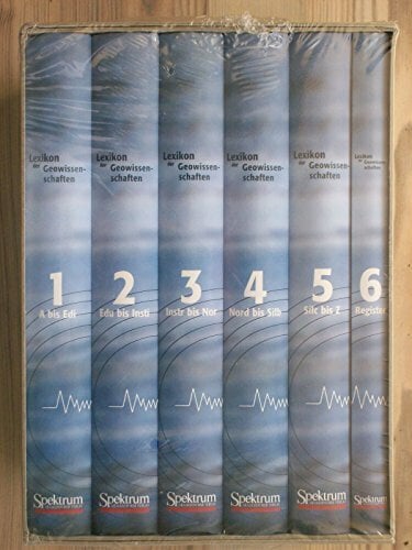 Lexikon der Geowissenschaften (Buchausgabe): Gesamtausgabe in 5 Bänden + 1 Registerband Lexikon der Geowissenschaften (Buchausgabe): Gesamtausgabe in 5 Bänden + 1 Registerband