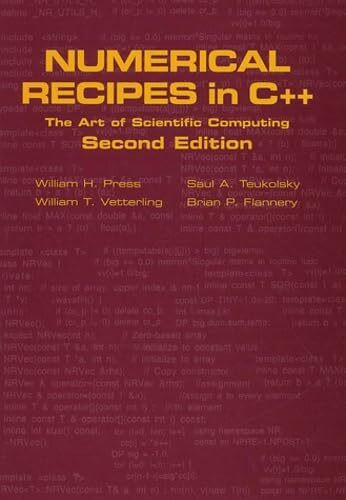 Numerical Recipes in C++: The Art of Scientific Computing