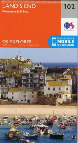 Land's End, Penzance and St Ives 1 : 25 000