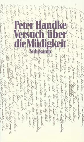 Versuch über die Müdigkeit