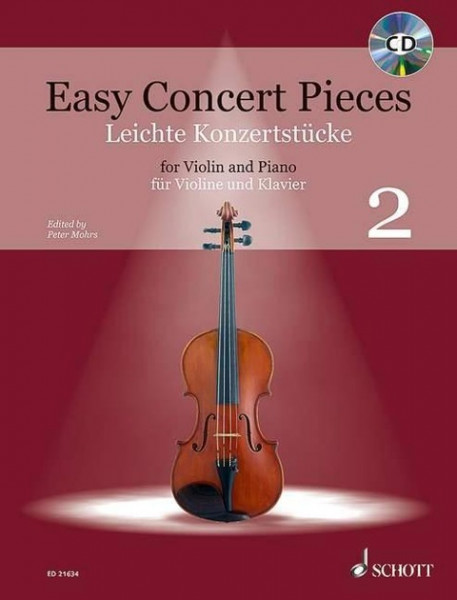 Easy Concert Pieces. Violine und Klavier Band 2. Ausgabe mit CD