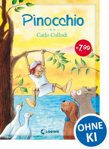Pinocchio: Der Kinderbuch-Klassiker als farbig illustrierte Nacherzählung - Zum Vorlesen für Kinder ab 5 Jahren