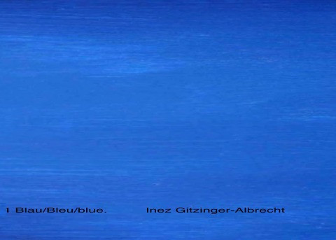 Nr.1 Blau/blue/bleu