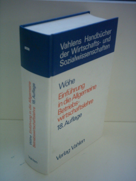 Einführung in die Allgemeine Betriebswirtschaftslehre