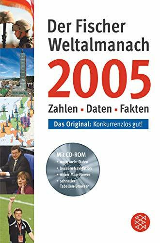 Der Fischer Weltalmanach 2005 mit CD-ROM: Zahlen Daten Fakten (Fischer Sachbücher)