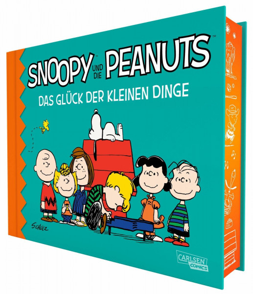 Snoopy und die Peanuts: Snoopy und die Peanuts - Das Glück der kleinen Dinge: Sonderausgabe zu 75 Jahre Peanuts | Sonderausgabe mit Farbschnitt zu 75 Jahre Peanuts