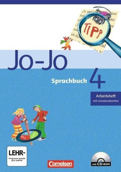 Jo-Jo Sprachbuch - Bisherige allgemeine Ausgabe. 4. Schuljahr - Arbeitsheft mit CD-ROM und Lernstand