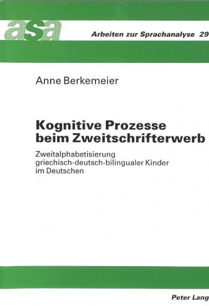 Kognitive Prozesse beim Zweitschrifterwerb