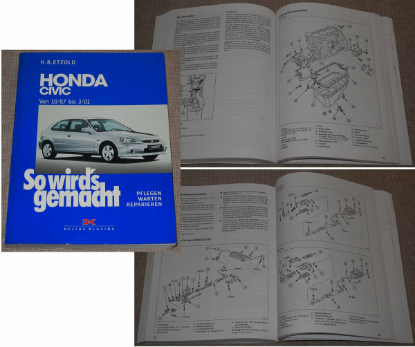 Honda Civic von 10/87 bis 3/01: So wird's gemacht - Band 115