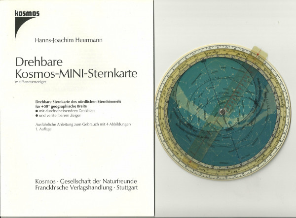 Drehbare Mini-Sternkarte