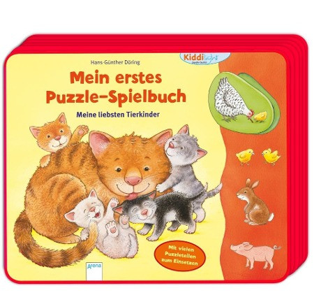 Mein erstes Puzzle-Spielbuch. Meine liebsten Tierkinder
