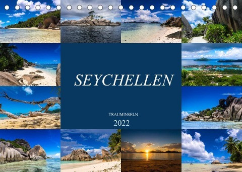 Trauminseln Seychellen (Tischkalender 2022 DIN A5 quer)