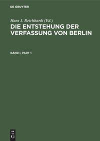 Die Entstehung der Verfassung von Berlin