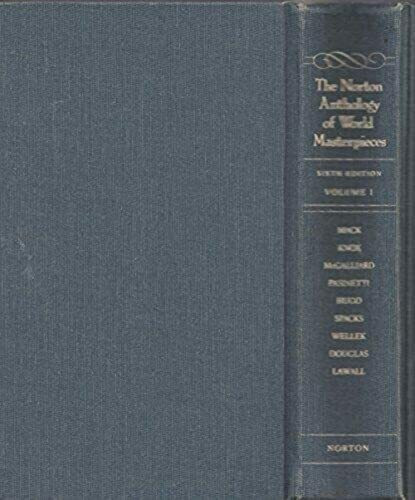 The Norton Anthology of World Masterpieces 6e V 1