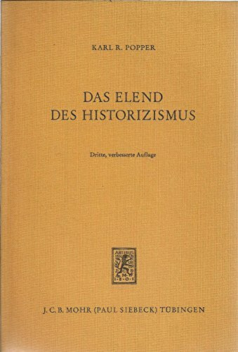 Das Elend des Historizismus