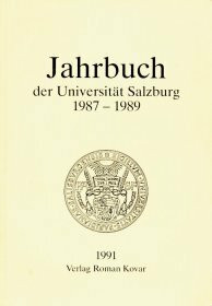 Jahrbuch der Universität Salzburg 1987-1989