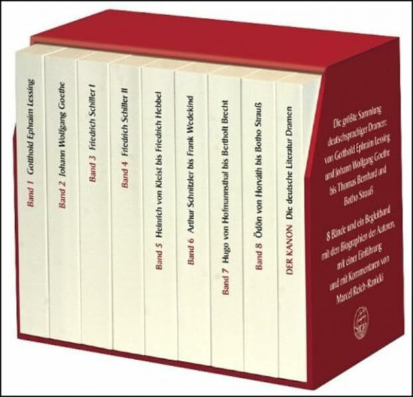 Der Kanon. Die deutsche Literatur. Dramen: Acht Bände und ein Begleitband im Schuber (insel taschenbuch)