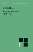 Berliner Schriften (1818-1831)